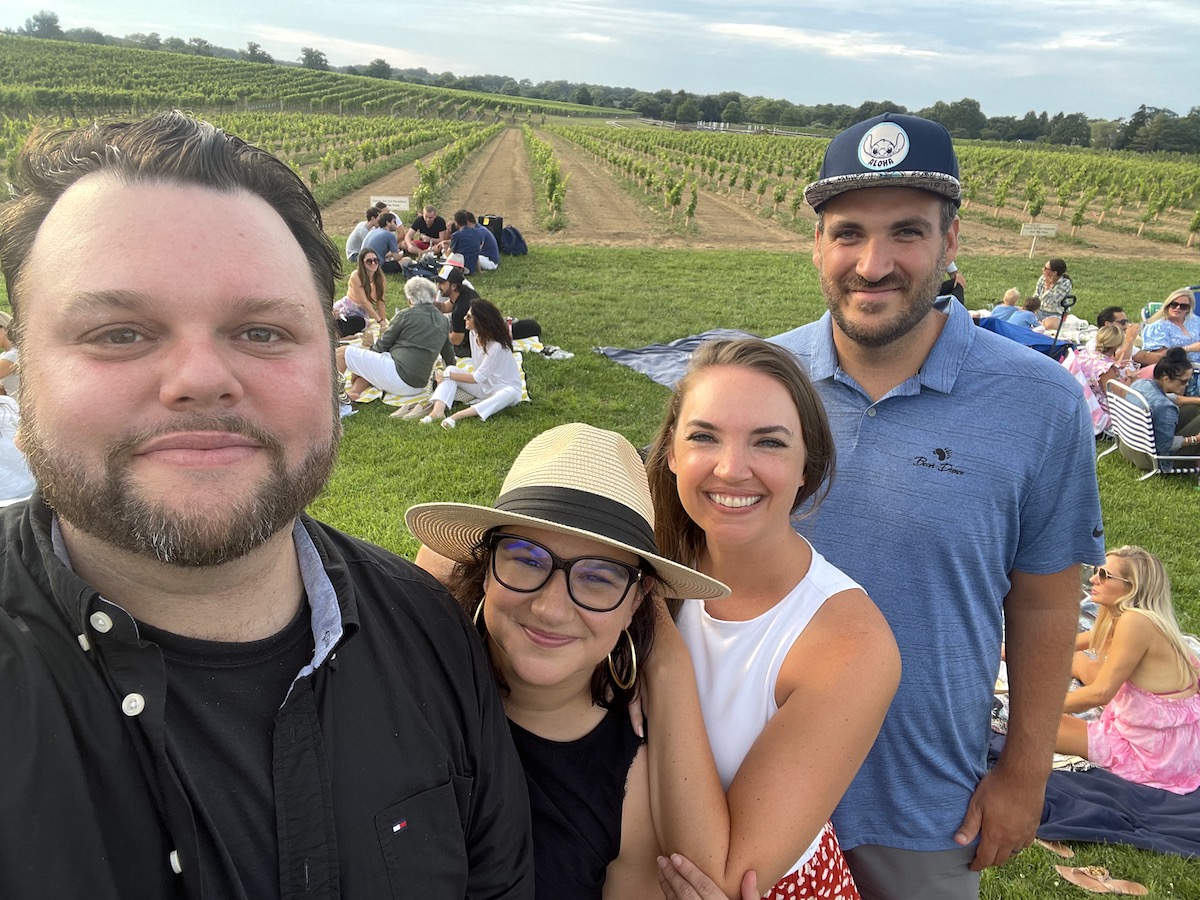 friends at wolffer wine stand summer concert series sagaponack new york the hamptons